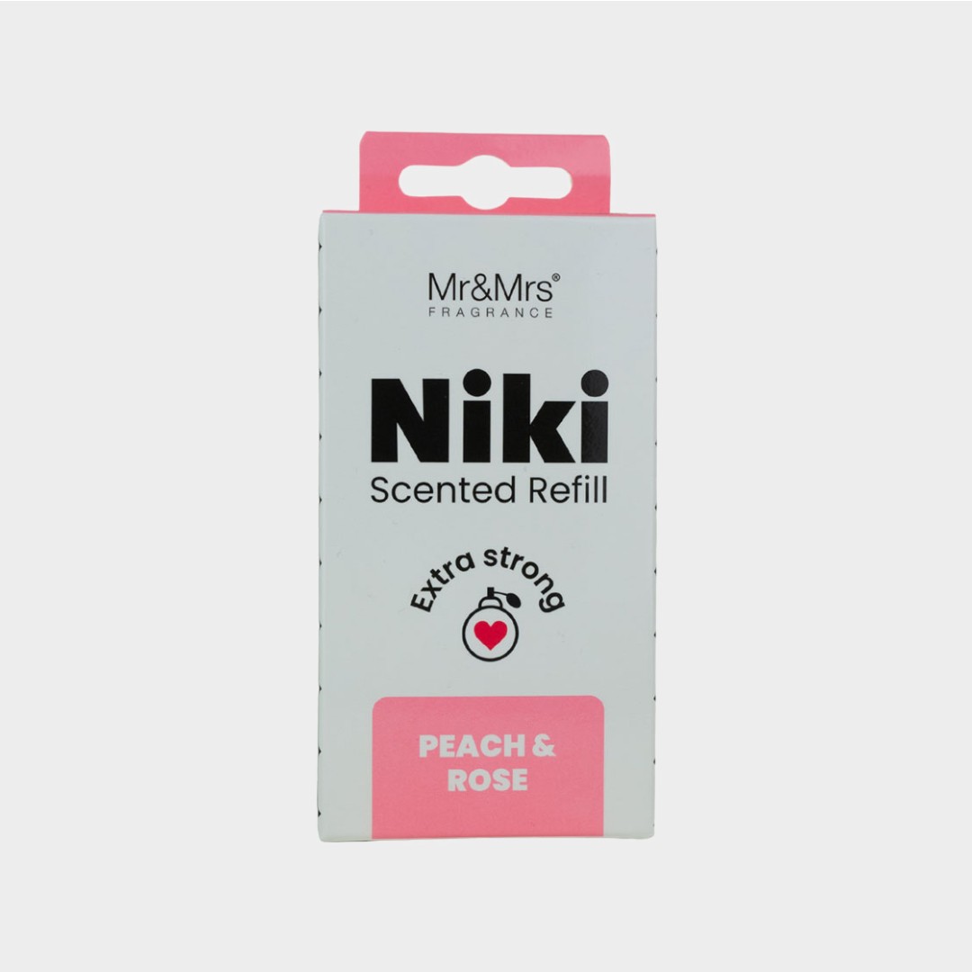 Сменный блок ароматизатора "Персик и роза" MR&MRS FRAGRANCE NIKI REFILL PEACH & ROSE в интернет-магазине ARAMZO