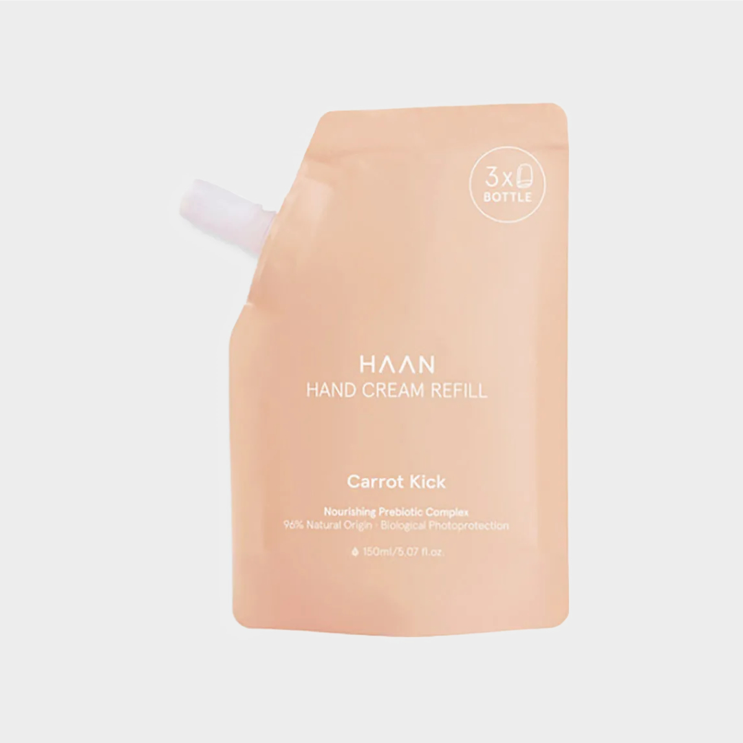 Крем для рук с пребиотиками "Морковный кекс" в рефилле Haan Pouch Hand Cream Refill #Carrot Kick в интернет-магазине ARAMZO