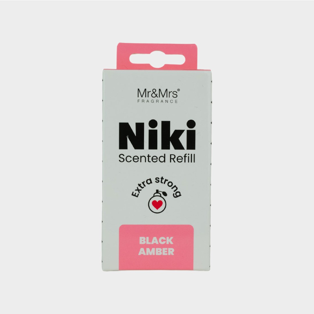 Сменный блок ароматизатора "Черная амбра" MR&MRS FRAGRANCE NIKI REFILL BLACK AMBER в интернет-магазине ARAMZO